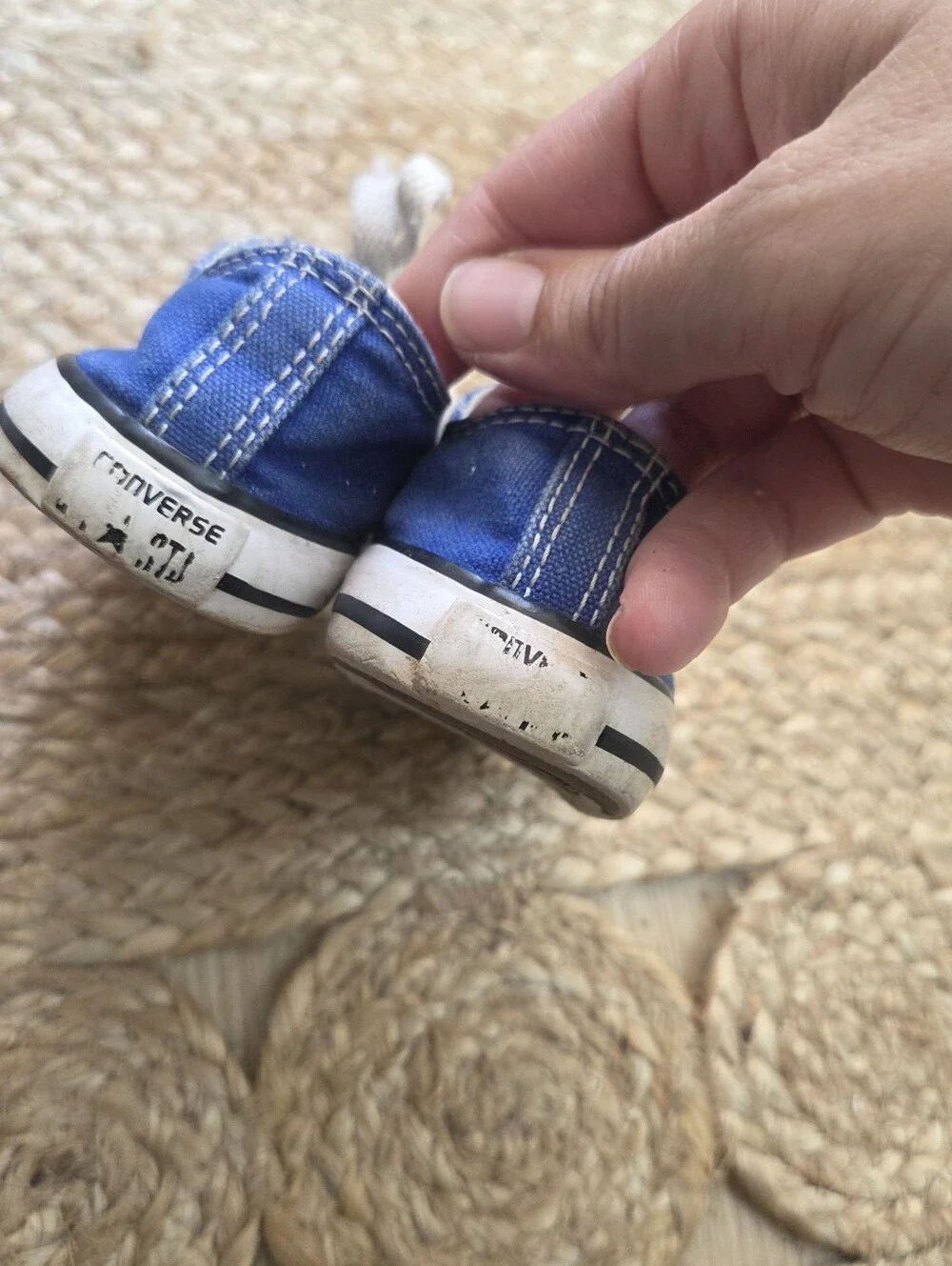 Converse Kids Royal Blue Canvas Low-Top Sneakers Toddler 6 All Star